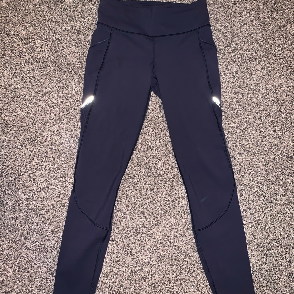 Navy Mesh lululemon leggings